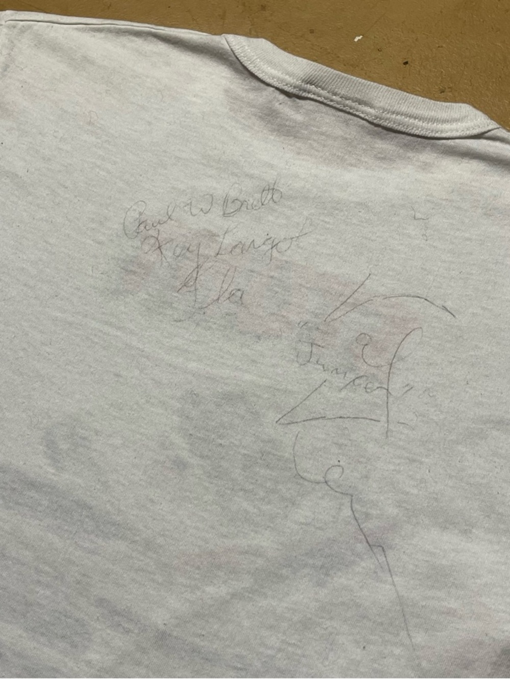 70’s Penman’s Canadian Tire Stunt Drivers Graphic Tee Autographed Small - Picture 5 of 5
